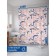 Photosteztor for the bathroom "Tender composition", Saten, size 180x200 cm