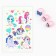 Ring 3 pcs with a tattoo "Cute Princess" 8 x 12 cm