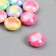 Busina Plastic "Flat ball. Mishka" Glossy mother of pearl mix 1.7x1.7 cm