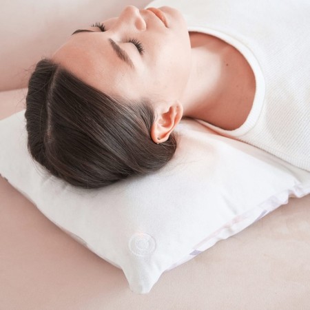 Massage pillow GESS-161 Deco, 18 W, 2 modes, 4 videos, IR heat, battery, gray-6