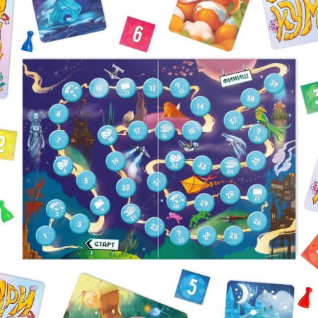 New Year's board game "New Year: Drimikum", 108 cards, 10+-5