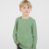 Longslit for boys, height 116 cm, green color
