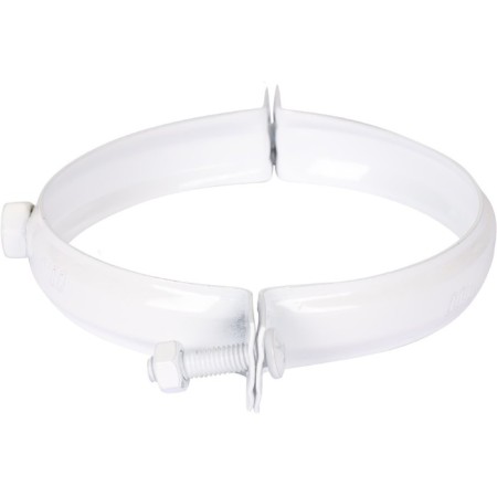 The chimney element Rommer RCA-6010-000003, mount to the wall, D = 100 mm, metal, white-1