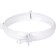 The chimney element Rommer RCA-6010-000003, mount to the wall, D = 100 mm, metal, white