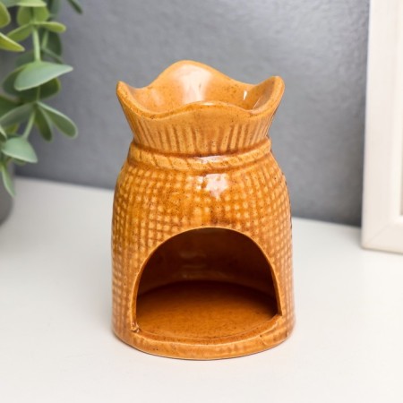 Aroma lamp ceramics "Bantik bag" MIX 9x6.5x6.5 cm-1