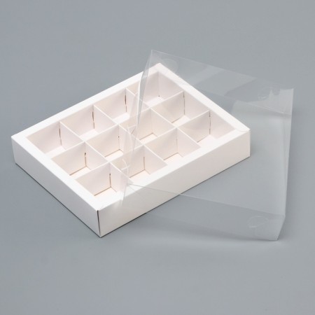 Box for 12 sweets, 19 x 15 x 3.5 cm. Confectionery packaging-2