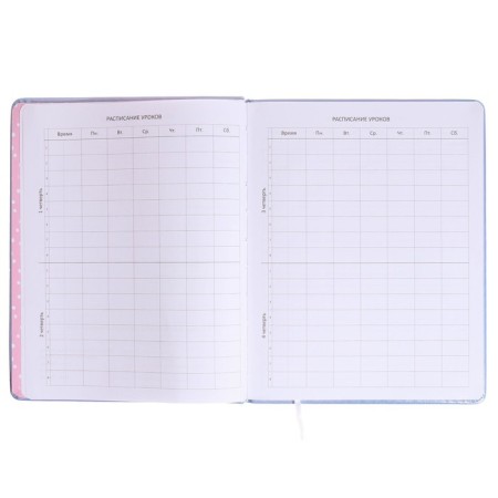 Universal diary for grade 1-11 STAY Chic, hard cover, artificial leather, foam rubber, lies, 80 g/m2-4