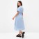 Women's dress on buttons Mist Summer Time, Blue, R. 50