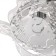 Economic light chandelier with PDU 33101/3 3x40W E27, LED backlight, chrome, 40x40x19 cm