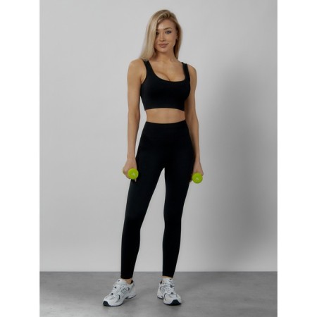 Sports suit female, size 46, black color-5