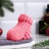 The bathtub "New Year's sock" with the aroma of strawberries, red, 110 gr.