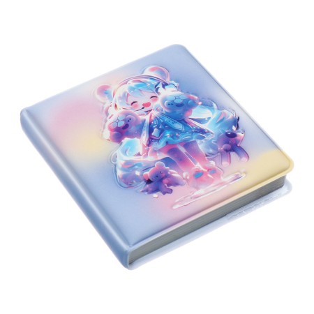Notebook Gift Book 96l, line, color block, PVC 3D anime cover (9.5x10.5cm)-3