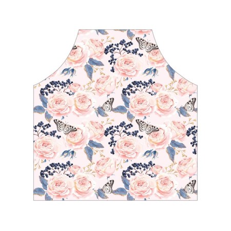 Apron of a kitchen with a photo print "Tender composition", adjustable, size OS-2