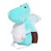 Soft toy "Dragon", white-and-white tummy, 13 cm