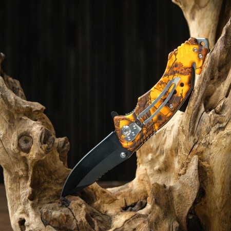Folding "Tiger" knife 19.5cm, blade 85mm/1.2mm, mix-17