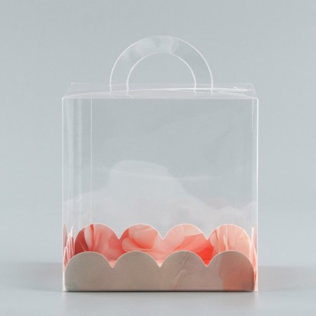 Confectionery box, chest, packaging, “tender moments”, 11 x 11 x 11 cm-3