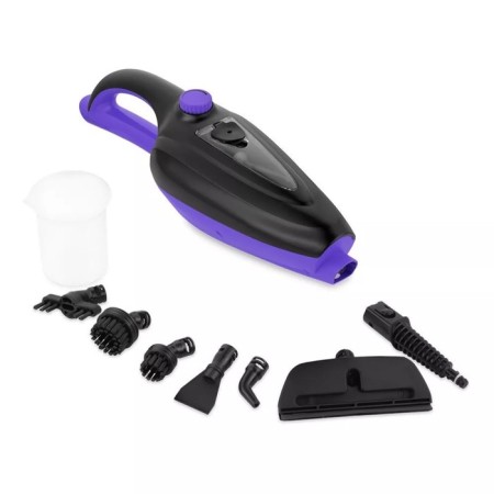 Steam mop KitFort KT-1051, 1500 W, 380 ml, cord 4.9 m, black-violet-3