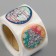 Stick Paper "Drawn New Year" d = 2.5 cm 252 pcs in the roll