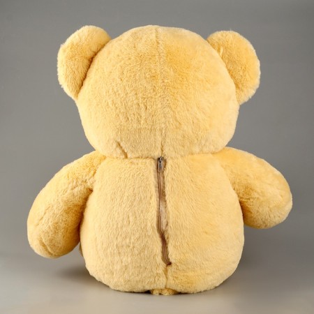Soft toy "Bear", with stars, 80 cm, beige color-2