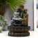 The desktop fountain from the network "Gray Buddha and Bamboo Fountain" 28x20.5x20.5 cm