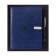 Organizer on the rings, PVC, A5.140 liters, cage, with a pen, gifts. Box, flash drive, charging blue