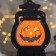 Decor with backlight "Lantern with pumpkin" 3 × 10.5 × 17.5 cm