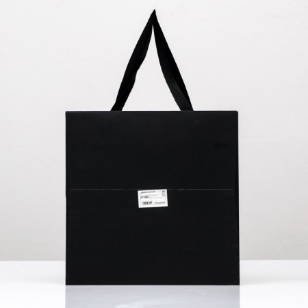 Crafts with a square bottom and window 30 x 30 x 30 cm black, 1pc-1