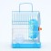 A cell for rodents equipped RT-2C, 23 x 16.5 x 20 cm, blue