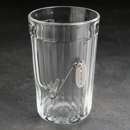 A glass "impenetrable", faceted, with a spin, 250 ml-1
