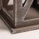 Kashpo wooden "Lantern. Provence" 17x17x31 cm brown