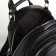 Women's backpack on lightning, black color
