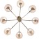 Люстра Rivoli Cristal 2095-308 8хЕ14, 40Вт