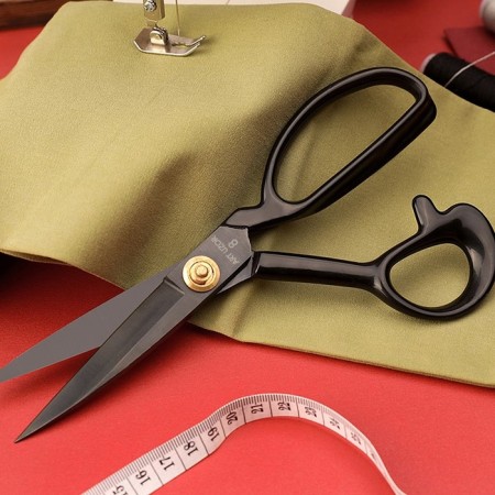 Clothing, mowed blade, rubberized handles, 8 ", 21.5 cm, black color, black-4