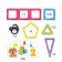 Magical designer Magical Magnet, 77 parts, matte parts