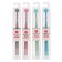 A toothbrush with a round head, soft