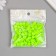 Beads for creativity Plastic "Cube with flattened edges" Salad set 30 grams d = 0.8 cm