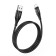 Hoco U93 cable, USB - Lightning, 2.4 A, 1.2 m, indicator, black