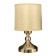 Table lamp "Santi" 1x40W E27 gold 15x15x28 cm Risalux