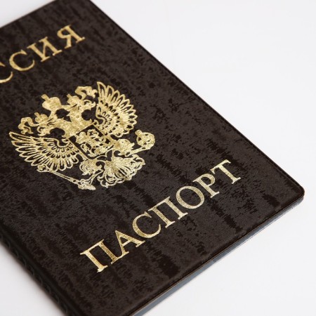 Passport cover, brown color-3