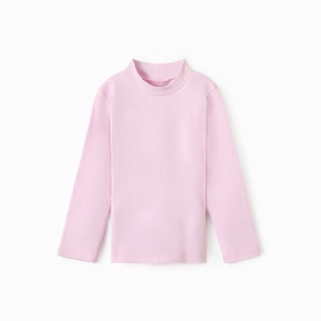 Turtleneck for girls, pink color, height 104 cm