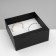 Strack for jewelry "Casket" 12 seats, 14.5 × 14.5 × 6 cm, black color