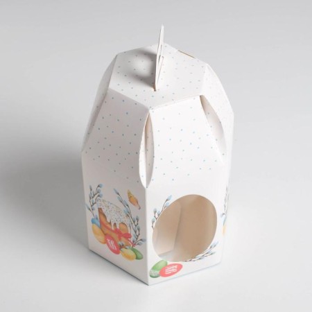 Confectionery box, packaging "Bright Easter", 16.5 x 14.5 x 21 cm-3