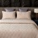 Sofi de Marko “Nobilis” bedspread, size 240x260 cm, light-beige color