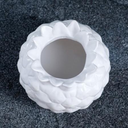Figure Kashpo "Pineapp" white, 0.7 l / 12x12x12cm-2