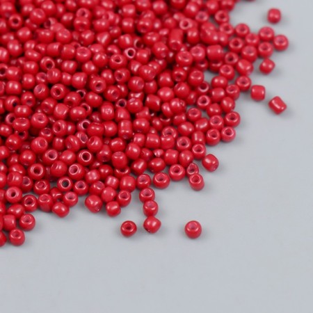 Glass beads 12/0 "pink-red" bright 450 g