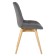 Dining stool Polini Home Verona SD, color gray-natural color