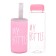 Water bottle, 500 ml, My Bottle, 19.5 x 6 cm, Case included, Pink