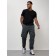 Cargo jeans male, size 50-52, dark gray color