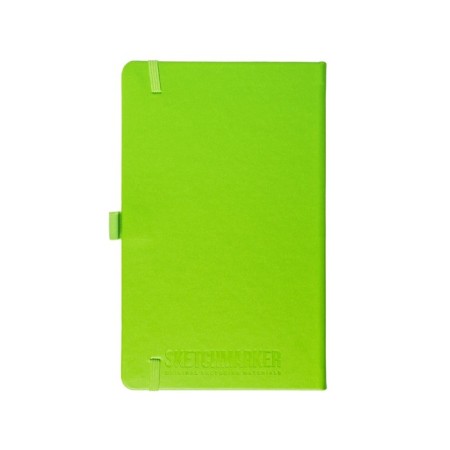 Sketchmarker sketchbook, 130 x 210 mm, 80 sheets, solid boumvinyl cover, green, block 140 g/m2-3