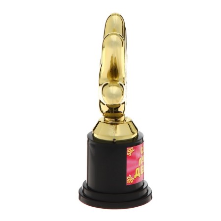 The award figure "The best girl", five, goblet, plastic, gold, 6.5 x 10.5 x 4 cm.-3